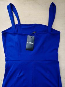 Square Neck Sleeveless Front Flap Jumpsuit