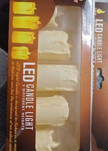 set of five. candle light