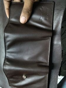 Trendy Brown Rfid Genuine Leather Walet For Mens