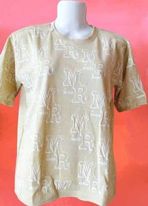 Stylish Ribbed Crew Neck T-Shirt for girls