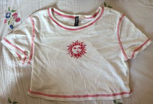 Sun Graphic Crop Top