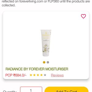 Forever Radiance Moisturiser