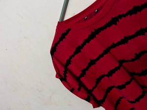 Pink &amp; Black Stripe Tee