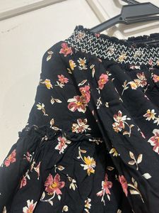 Cotton Rayon Off Shoulder Top