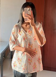 Floral Print Kurti