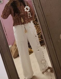white denim jean