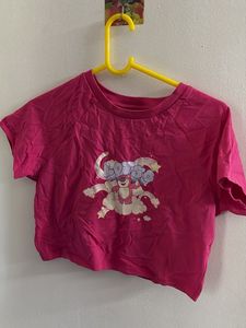 Bonkers Disnep Crop Tshirt (never Wore It)