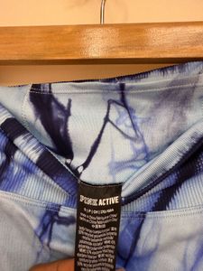 Victoria Sectret Pink Blue Tie Dye Leggings