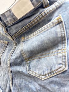 Distressed Denim Shorts