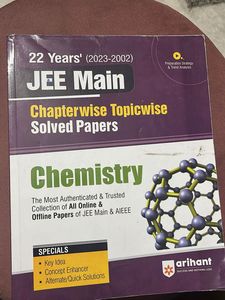 JEE Main Chemistry Solved Papers
