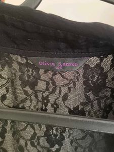 Black lace cardigan