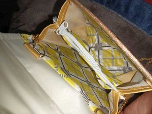 Golden Colour Clutch For Wedding &amp; Function
