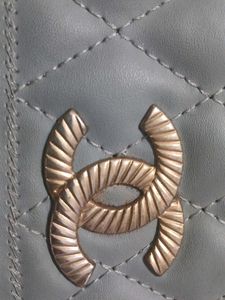 Grey Chain Crossbody Bag