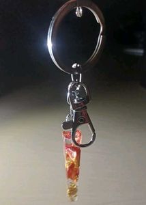 Hand made Floral Resin Keychain