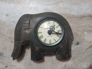Elephant Clock, ceramic pot , tissue holder
