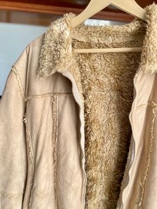 Cozy Faux Suede &amp; Fur Jacket