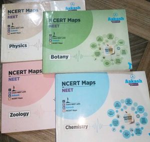 Aakash NCERT Maps for NEET - Set of 4