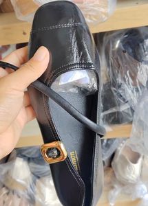 Black Mary Jane Flats