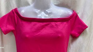 Hot Pink Bodycon Mini Dress