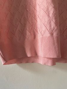 Pink Knitted Vest