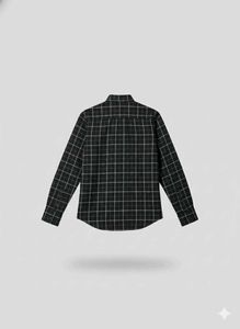 Checkered Black Flannel Shirt
