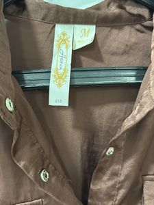 Brown Long Sleeve Shirt