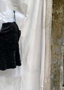 152310. Velvet Peplum Cami Top