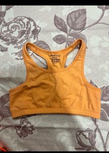 Orange & Purple Sports Bra