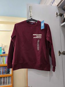 NEW Maroon Graphic DNMX Sweatshirt