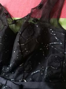 Elegant Black Short Dress