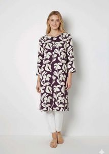 New Luxurious Floral Print Long Kurta