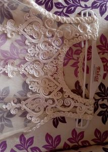 Elegant White Lace  Beach Party Dress