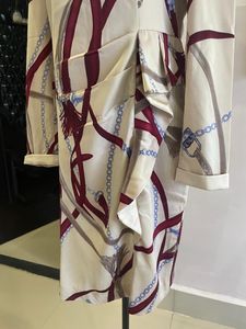 Elegant Printed Shift Dress