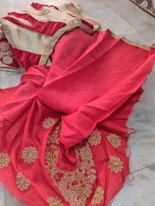 Brand New Unstiched Shadi/Partywear Red Lehenga