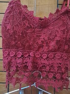 Combo  Of Padded  Bralet  Top  N Panty  Imported