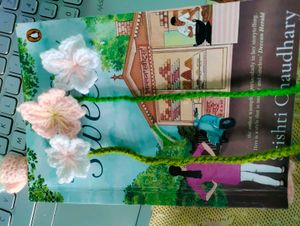 crochet flower bookmark