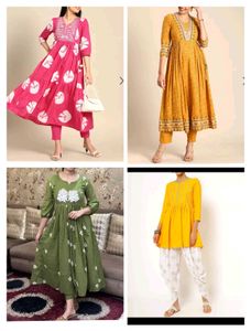 4 Kurta Set Combo