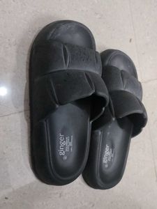 Ginger Black Pool Slides - Size 36