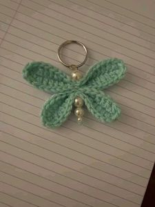 Dragonfly Crochet keychain