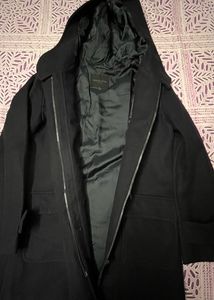 Long black coat