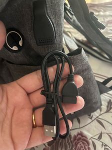 Baby Utility Bag With Charging Slot And Cord