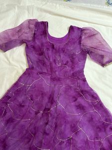 Prettiest Organza Dress(Y2k Print)💞