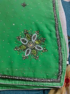 Stone Work Saree