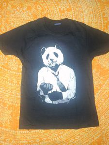 Smart Tees Panda Graphic T-Shirt - Size M