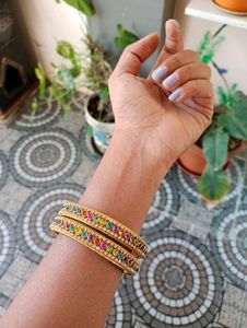 2.6 Size Multi Colour Bangles