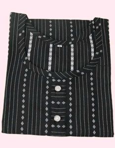 Black Striped Kurti