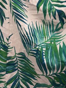 Leaf Print Wrap Skirt