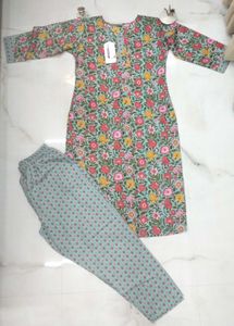 Brand New Floral Kurta Set