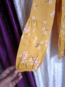 Girls Mustard Top
