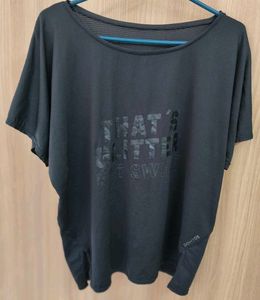 Domyos"THAT’S GLITTER NOT SWEAT"gym tee